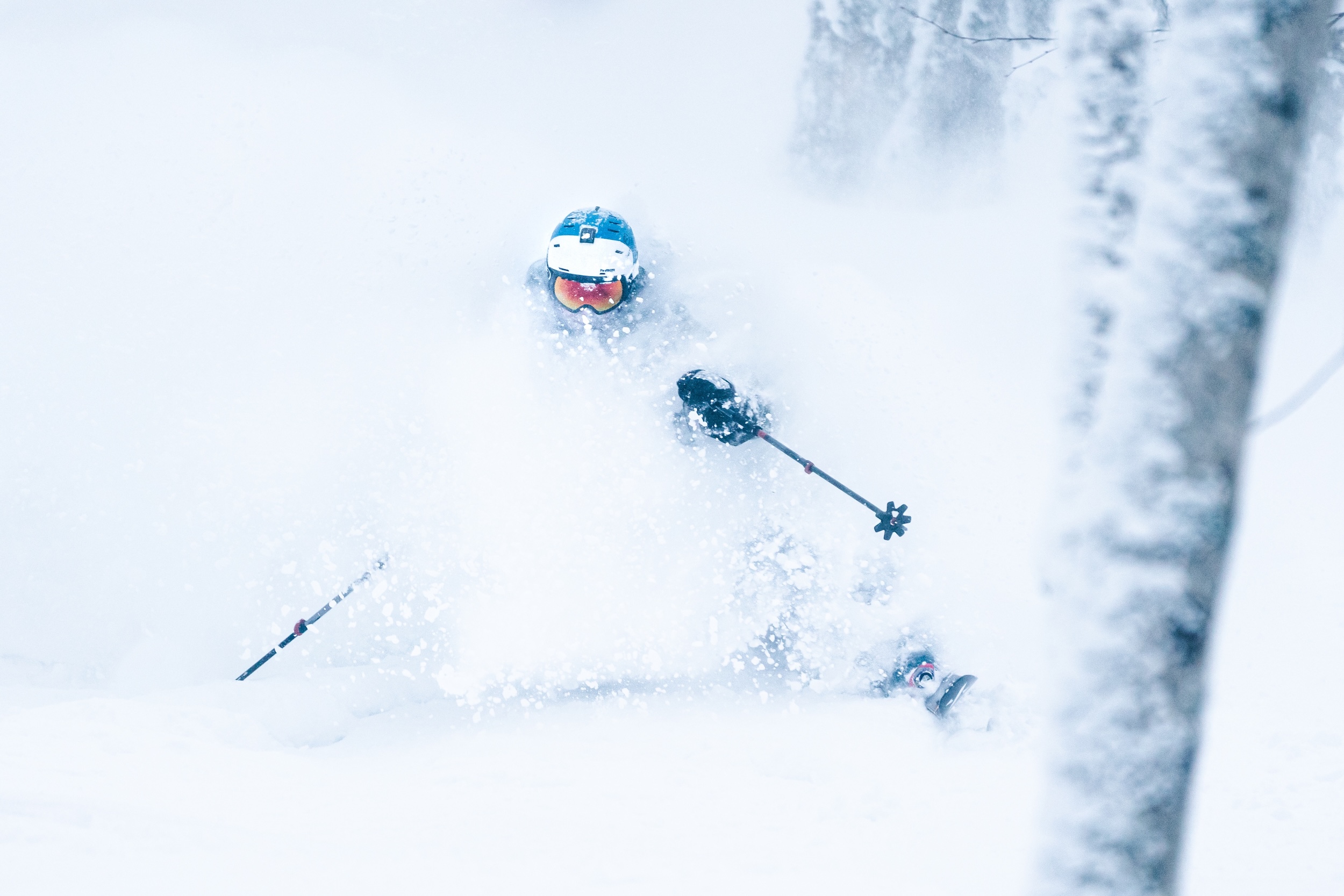 skieur poudreuse
